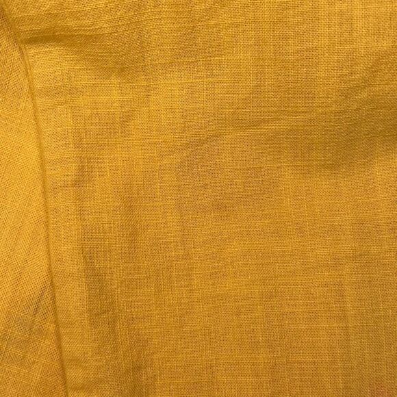 Favlux Fashion Mustard Yellow Strapless Jumpsuit Size M Tie Front One Piece - Picture 14 of 16